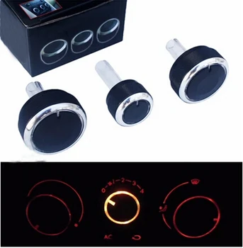

Car Air Conditioning on off turning switch knob decoration For volkswagen VW passat B5 Bora Golf 4 Red Gear Shift Knob