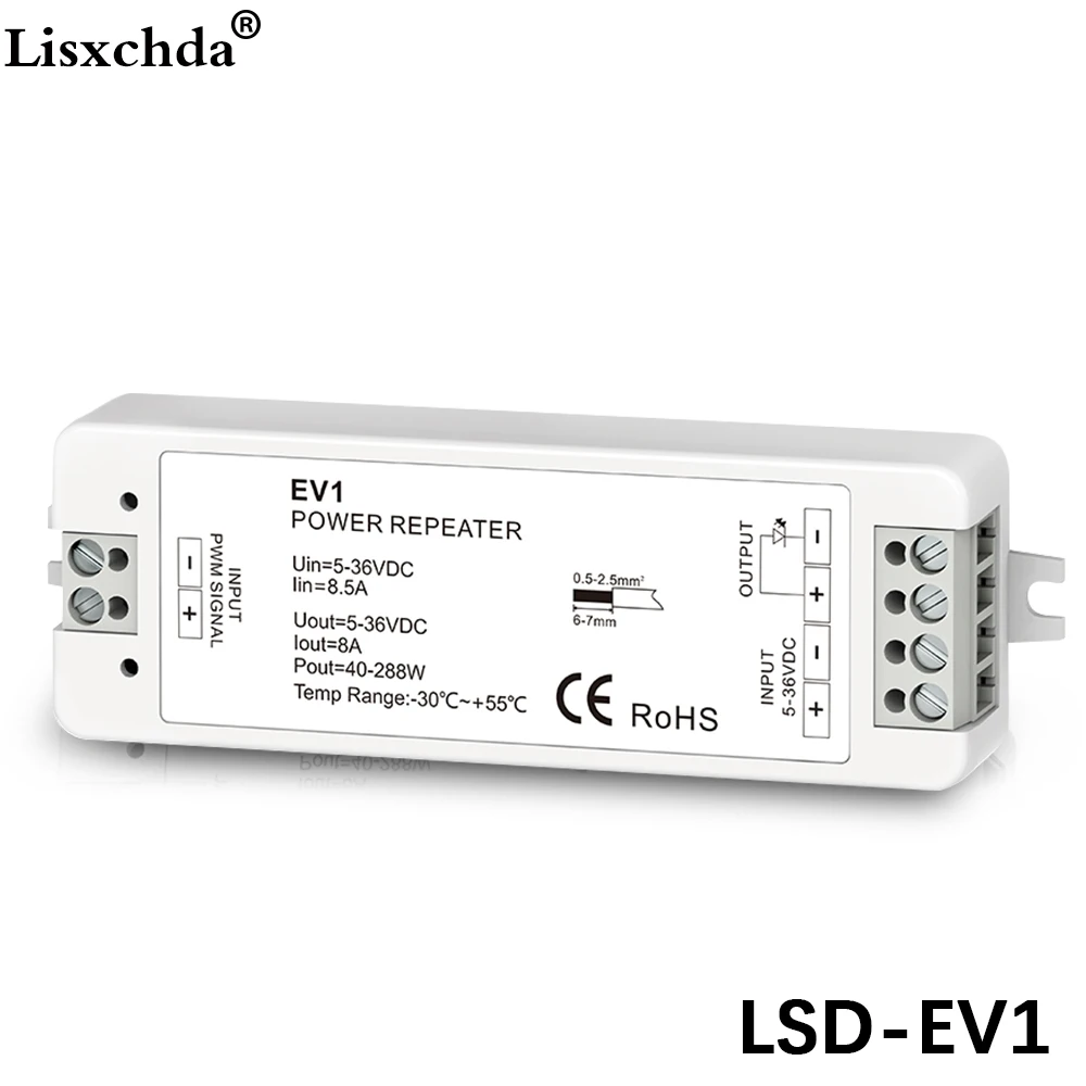 DC5-36V EV1 EV3 EV4 постоянного Напряжение Мощность усилитель светодиодный повторитель мощности с ШИМ для Светодиодный 1CH 3CH 4CH Светодиодная лента LED освещение лампы противотуманных фар