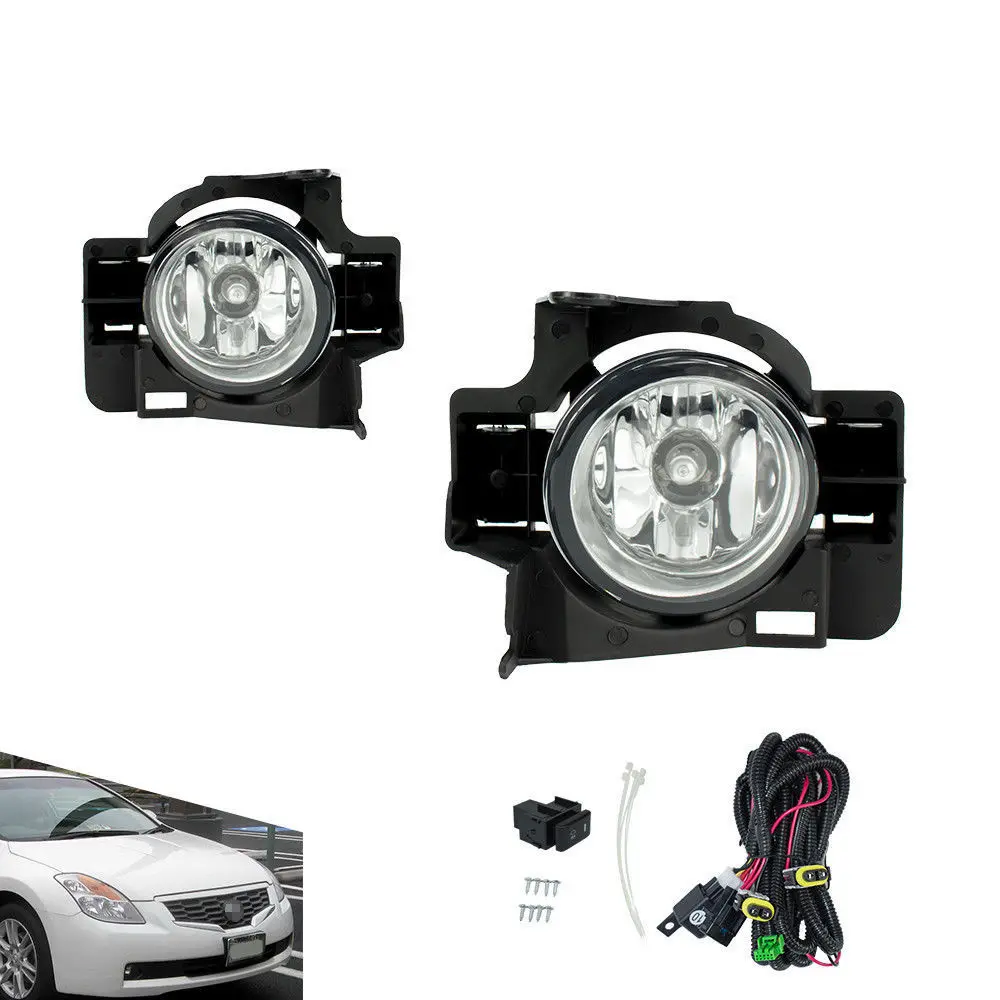 

Fog Light for NISSAN ALTIMA 2008-2013 2D Coupe Clear Driving Lamps Front Bumper