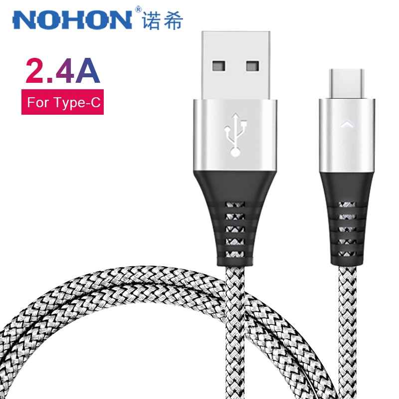 NOHON Тип usb C Зарядное устройство кабель для передачи данных SamSung Gaxaly S8 S9 плюс