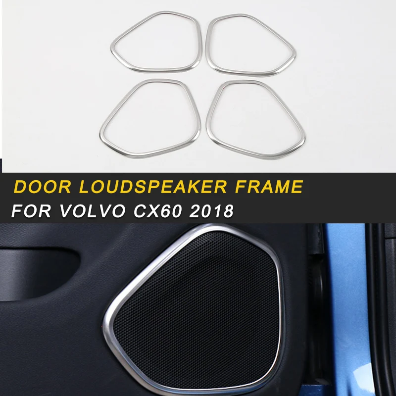 

Door Loudspeaker Frame Trim Cover Sticker Accessories for Volvo CX60 2018 Auto Car