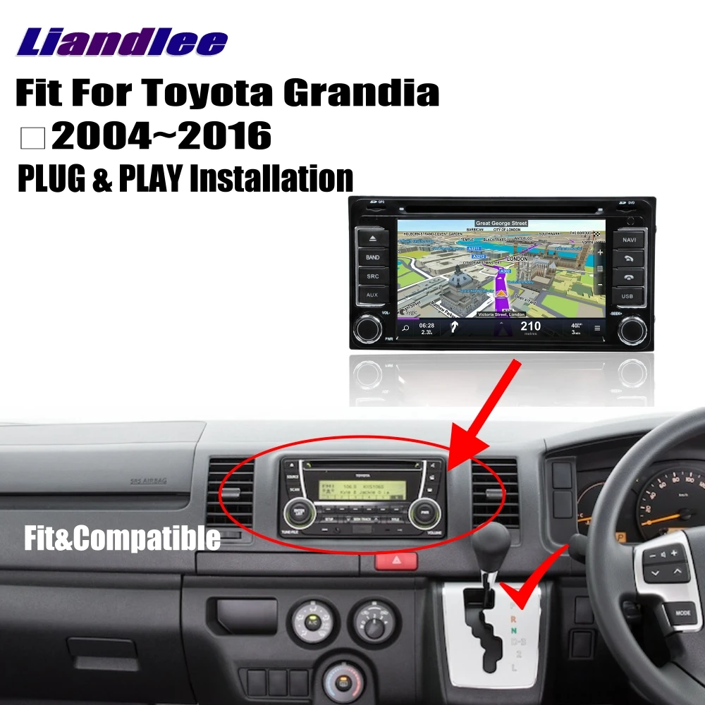 Sale Liandlee For Toyota Grandia 2004~2016 Android Car Radio CD DVD Player GPS Navi Navigation Maps Camera OBD TV Screen Multimedia 1 Sale Liandlee For Toyota Grandia 2004~2016 Android Car Radio CD DVD Player GPS Navi Navigation Maps Camera OBD TV Screen Multimedia 1