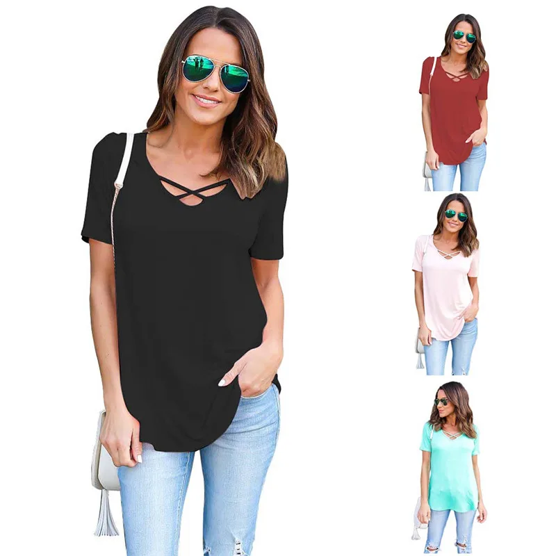 

Summer Maternity T-shirt For Pregnant Women Cotton Pregnancy T-shirt Clothes Women Loose Tee Shirt Femme V-neck Tope Sell B0179