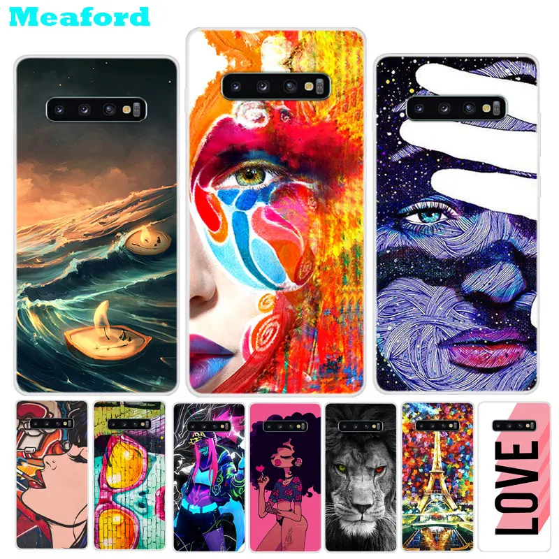 

Soft TPU Case For Samsung Galaxy S10 Case Silicone Coque for Samsung Galaxy S10E Cover for Samsung S10 Plus S10+ S10 Bumper Capa