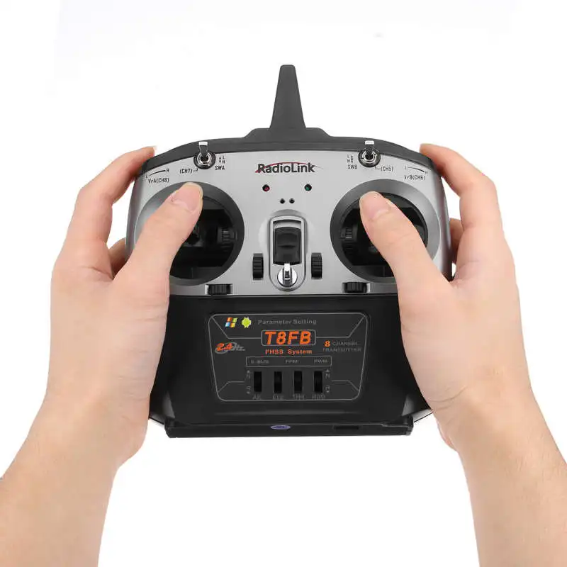 

RadioLink T8FB 2.4G 8CH FHSS RC Transmitter Remote Control Support S-BUS PPM and PWM output