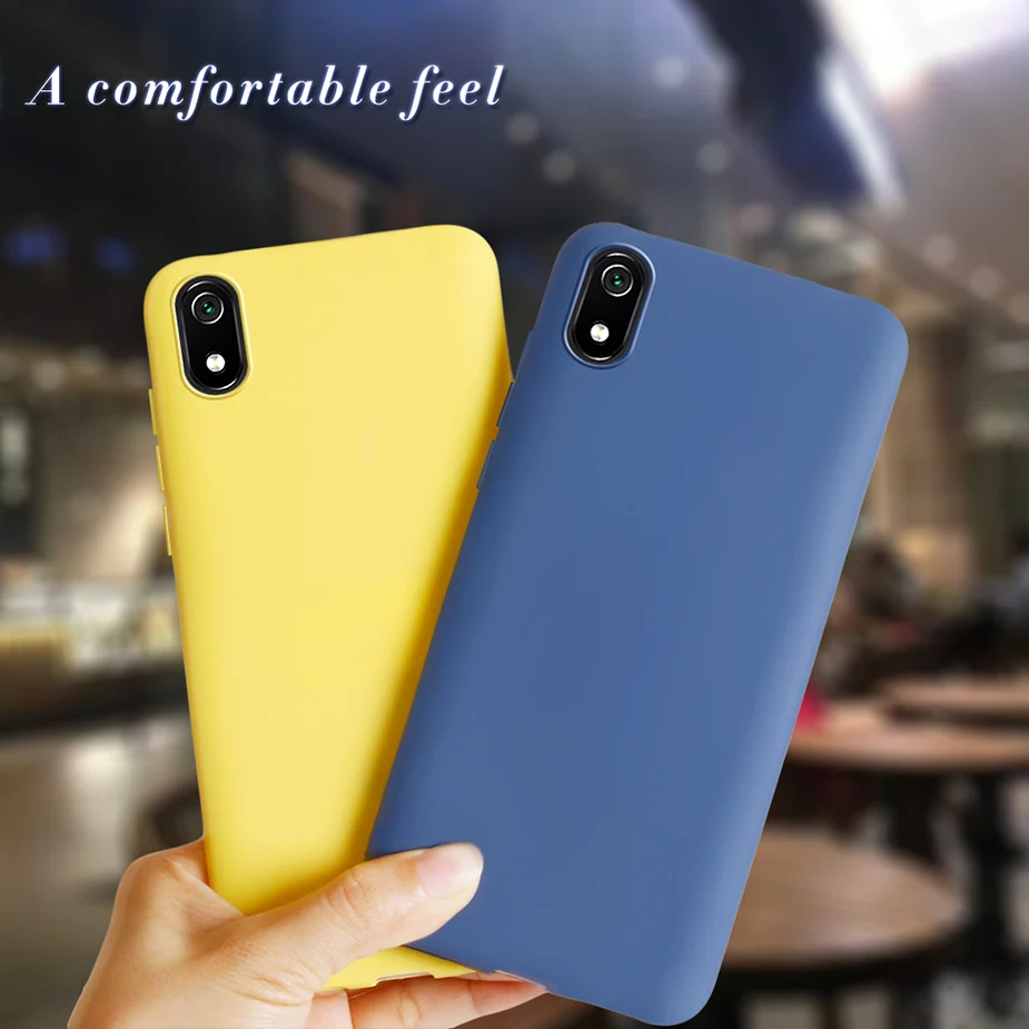 Милый силиконовый чехол для телефона Xiaomi Redmi 7A 7 A мягкая задняя крышка из ТПУ