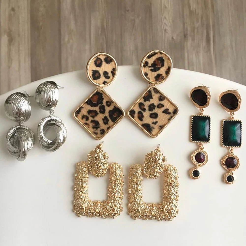 

Girlgo 24 Design Za Dangle Earrings For Women Colorful Rhinestone Crystal Drop Statement Earrings Bohemia Valentine Gift Jewelry