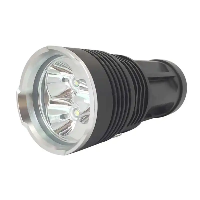 

2000 Lumen Self Defense Lantern 3x XM-L T6 LED Tactical Flashlight Torch 4*18650 Light 30W Lamp Black For Camping Hunting