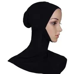 Полное покрытие обычная шляпа Кепки Головные уборы внутренняя Средства ухода за кожей шеи груди капот хиджаб underscarf Новый
