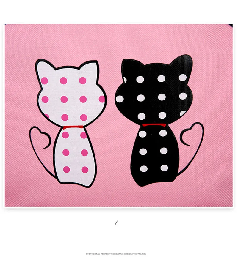 Sac à dos fille toile 4 pièces 23