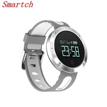 Smartch DM58 Водонепроницаемый IP67 Смарт-часы крови Давление монитор сердечного ритма bluetooth запястье умный Браслет