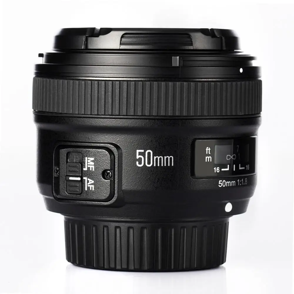  YONGNUO 50mm YN50mm F1.8N Large Aperture Auto Focus Lens For Nikon lens d5300 d3400 d7200 d3100 d32
