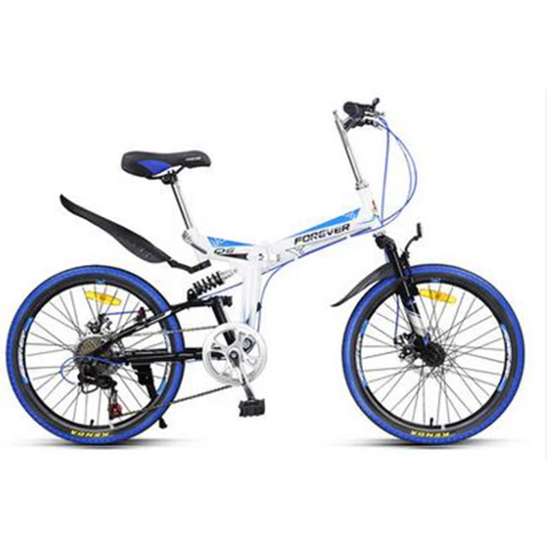 Perfect Folding bicycle 20 inches Both men and women Aluminum alloy Double disc brake 2