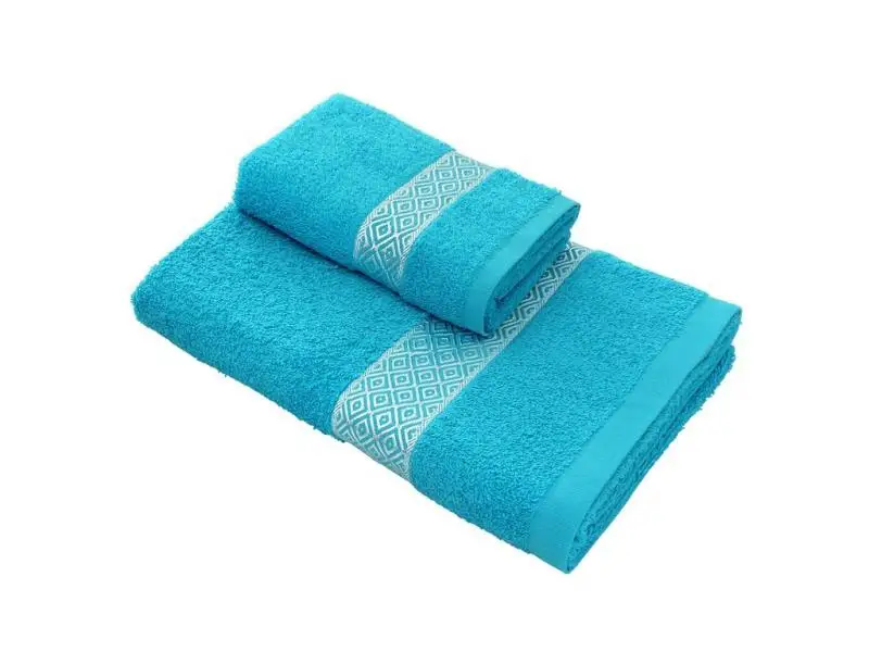 Полотенце WELLNESS, Ева, 50*100 см, бирюзовый
