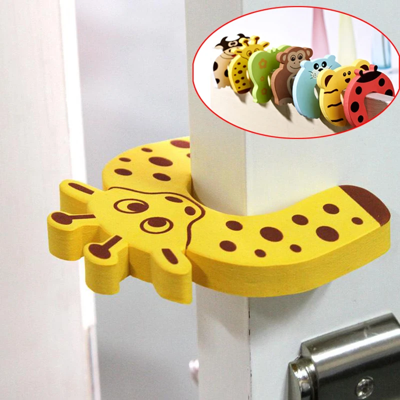 Baby Safely Door Stoper Essencial Baby Door Safety Animal Pattern Type Horizontal Opening Pattern Baby Safe