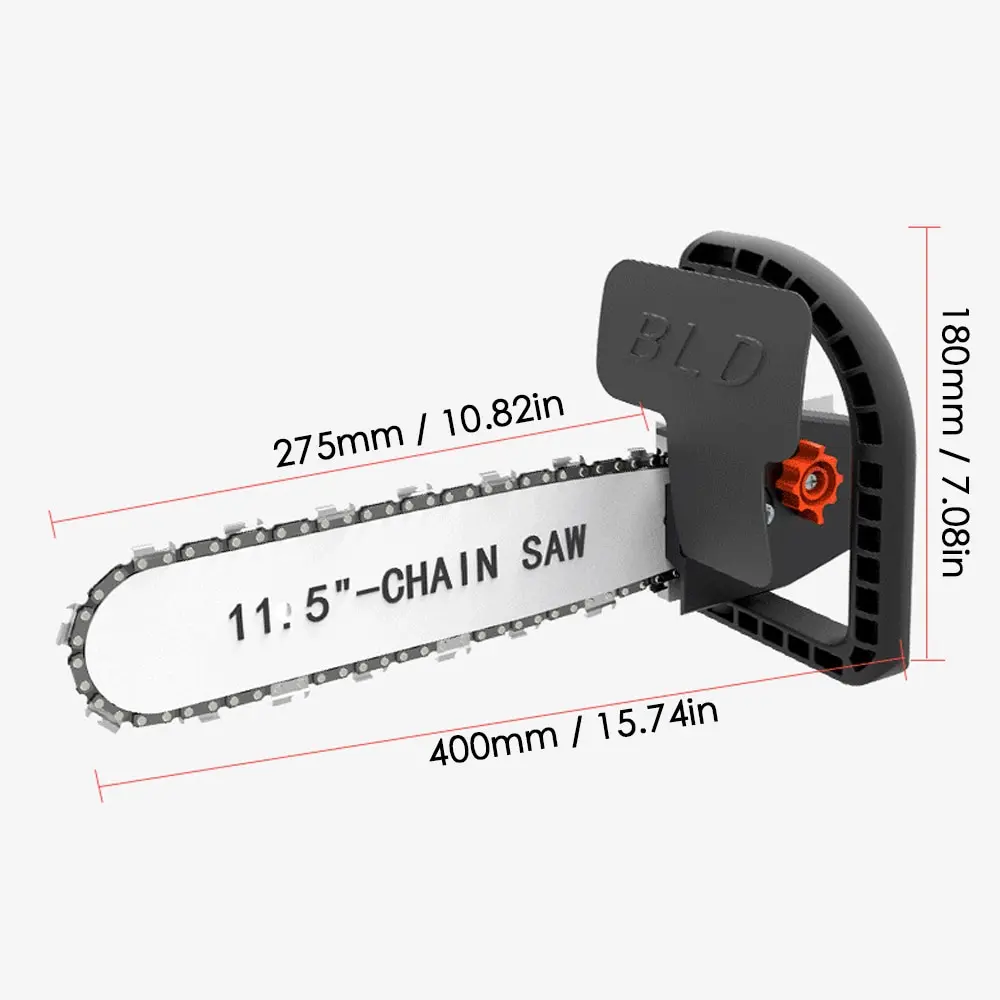 МНОГОФУНКЦИОНАЛЬНЫЙ электроинструмент, электрическая бензопила, 11,5 дюймов, набор скоб для цепной пилы, сменный угловой шлифовальный станок, цепная пила, Деревообрабатывающие инструменты