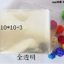 10*10+ 3 см прозрачный оптом,, 100 шт/партия мыло ручной работы подарочный пакет/бисквиты сумки