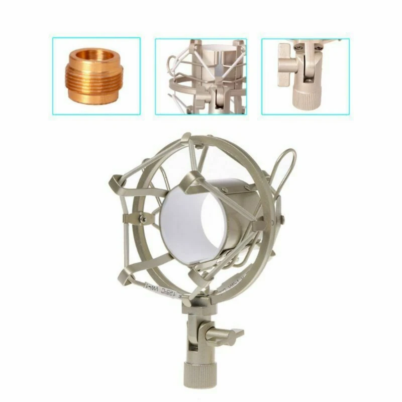 New Metal Shockmonut Studio Recording Microphone Shock Mount Spider Mic Holder Clip For Broadcast Computer BM 700 800 BM-800