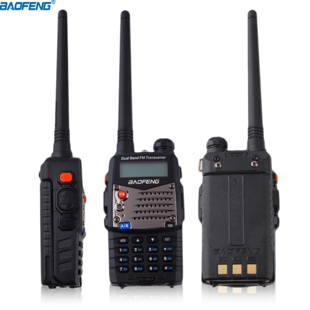 

BAOFENG Walkie Talkie UV-5RA Professional Transceiver FM Radio Receiver Interphone Scanner Dual Band EU Plug Dual-Standby