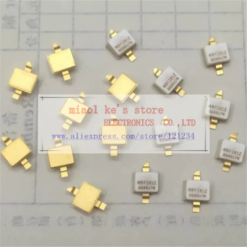 

(10 pcs/1 lot) MRF281Z MRF281ZR1 [ CASE458C-03 / NI-200Z ] 65V 25mA 4W 12.5dB 1.93GHz - RF Power Field Effect Transistors