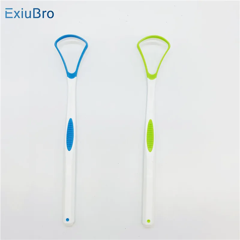 

New Design 2pcs/set Tongue Scraper Prevent Bad Breath Oral Hygiene Tongue Cleaner for Cleaning Tongue Coating Dental Oral Care