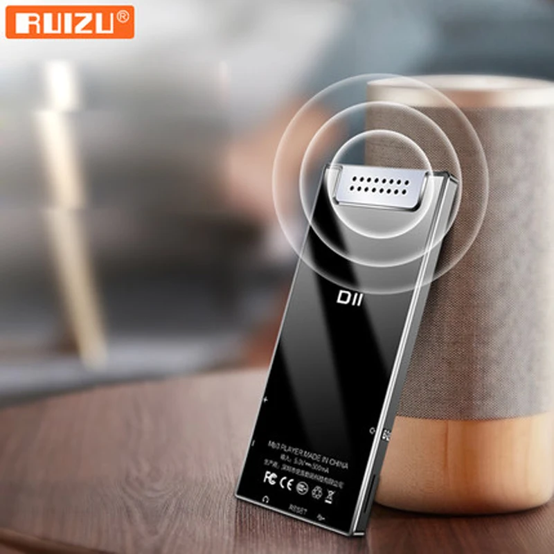 Новый оригинальный MP3 плеер RUIZU D11 с Bluetooth музыкальный проигрыватель 8 ГБ