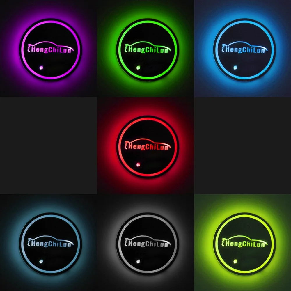Универсальный RGB чашки автомобильный держатель Автомобильный Кубок Pad стакана
