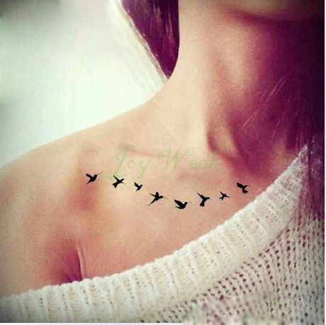 Водостойкая временная татуировка наклейка на ухо палец музыкальная нота птица звезды линия полоса хна тату флэш-тату поддельные для женщин 24