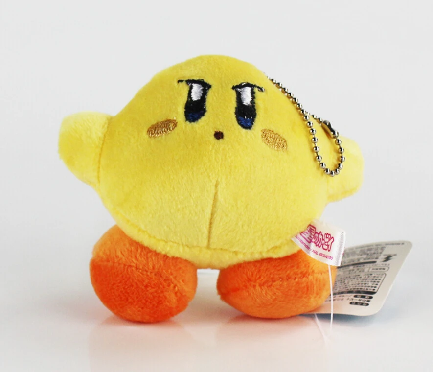 6 шт./лот 7 см Милая звезда Kirby плюшевый брелок Popopo маленький кулон детский