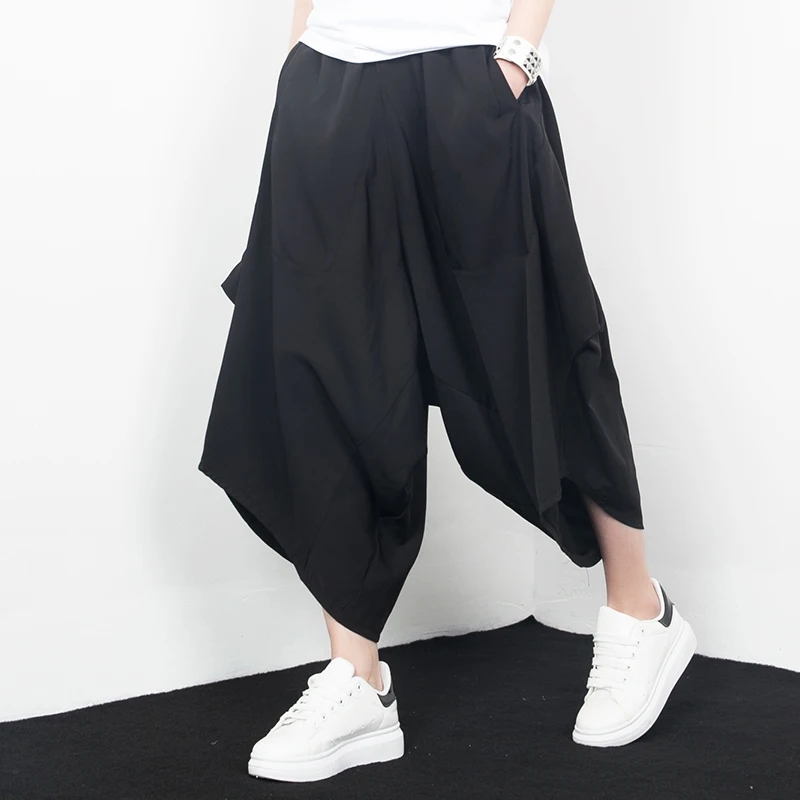 Summer New Crotch Pants Pluz Size Pants Loose Pants Loose Tide Cross-pants