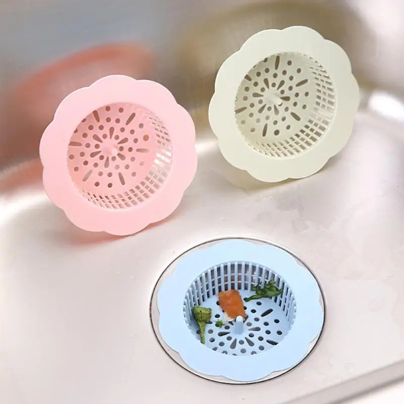 

Flower Shaped Kitchen Sink Strainer Shower Sink Drains Cover Sink colander Sewer Hair Filter Kitchen Bathroom Accessories