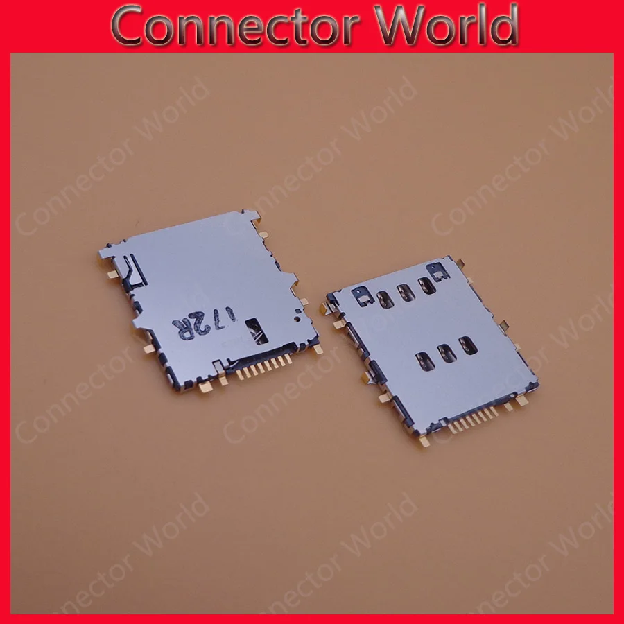 

2pcs/lot For samsung T555 SM-T555 Galaxy Tab A 9.7 3G/LTE Original SIM Reader SIM Card Socket SIM Card Slot connector