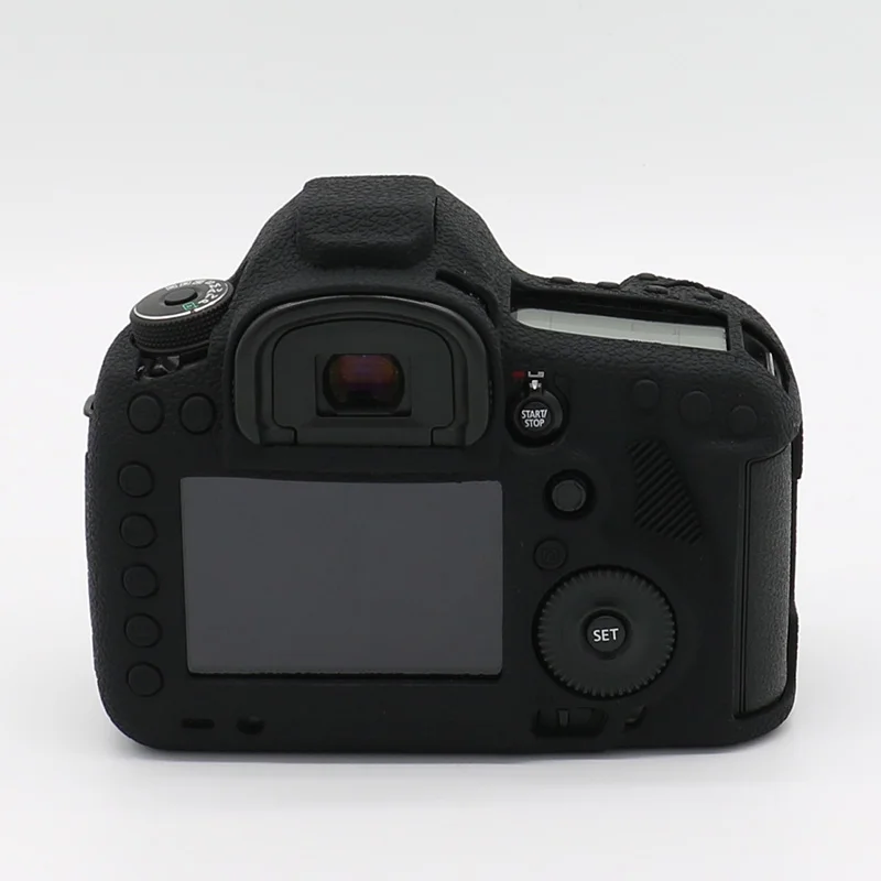 Силиконовая кожа брони чехол Крышка корпуса протектор противоскользящая текстура дизайн для Nikon Z6 Z7 D7100 D7200 D850 Canon 5D3 5D MarkIII 5D4