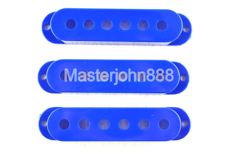 1 Set of 3pcs Blue Single Coil Pickup Covers For S...
