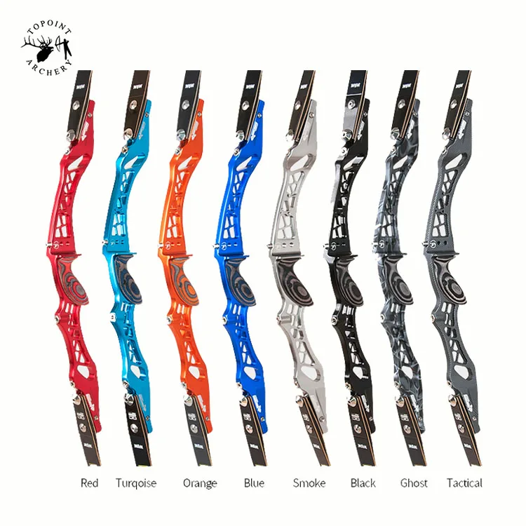 8 Color Recurve Bow Riser for right/left Hand 25 Inches Aluminum alloy