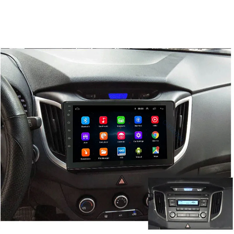 2 din Android 8.1 car DVD multimedia player for Hyundai Creta ix25 Car radio GPS navigation Bluetooth player