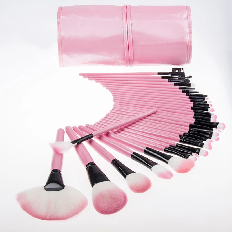 32 Pcs Professional Makeup Brushes Set Brushes Kit Bag Tools Make Up