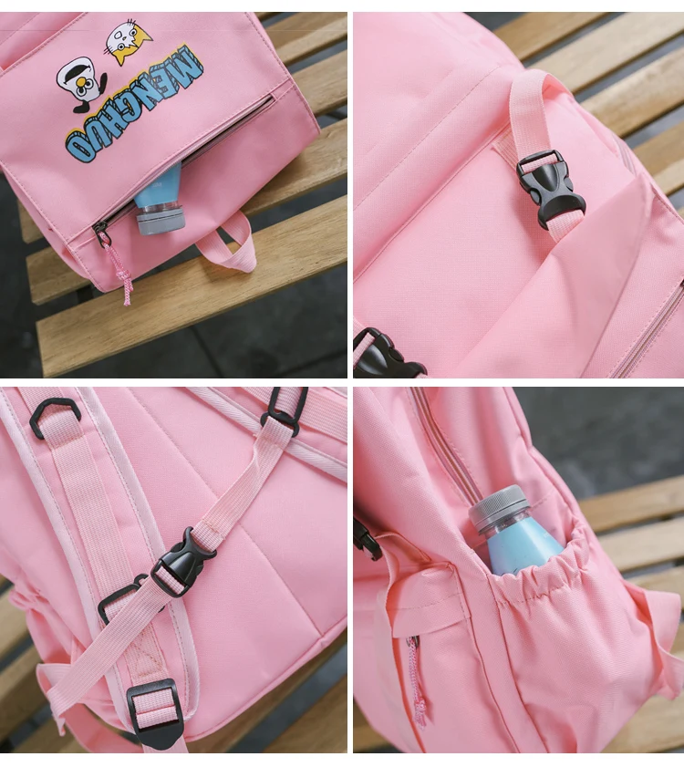 Menghuo Waterproof Nylon Women Backpacks Female Fashion Rucksack School Backpack for Girls Travel Bag Bolsas Mochilas Sac A Dos (50)