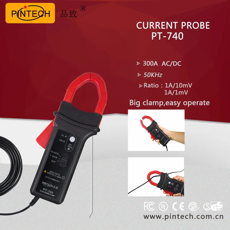 

PT-740(10KHz,300A) AC/DC Current clamp probe
