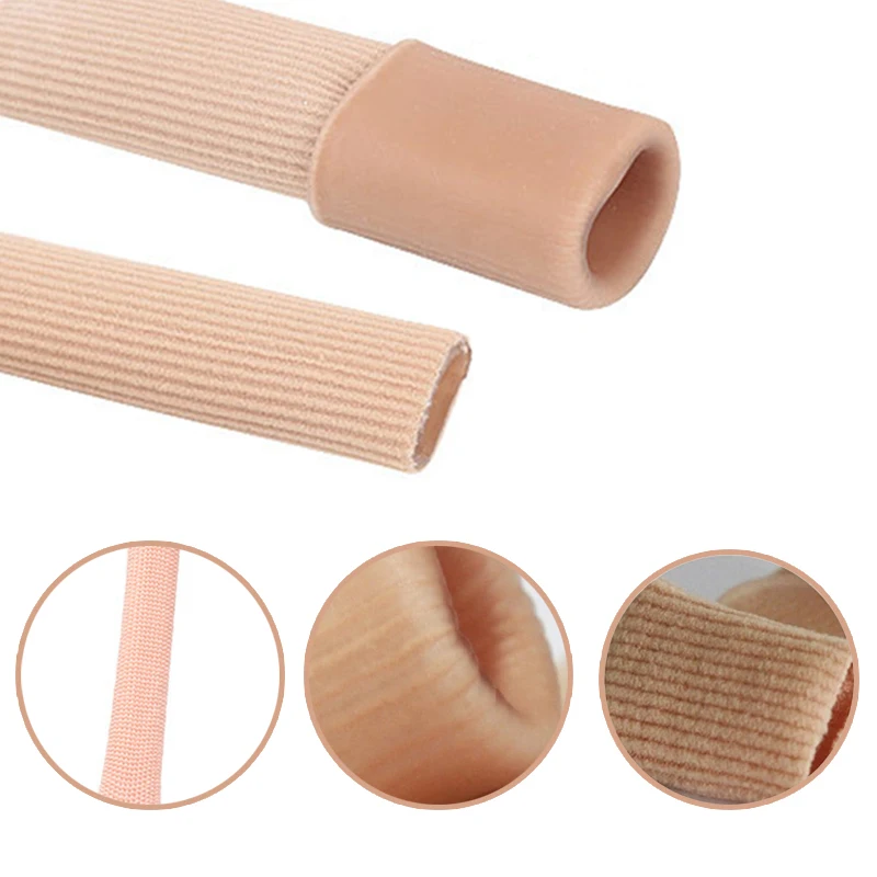 

1Psc Toe Separators Gel Fiber Silicone Tube Relieve Toes Finger Pain Pads Hallux Valgus Protection Corrector Foot Care Tools