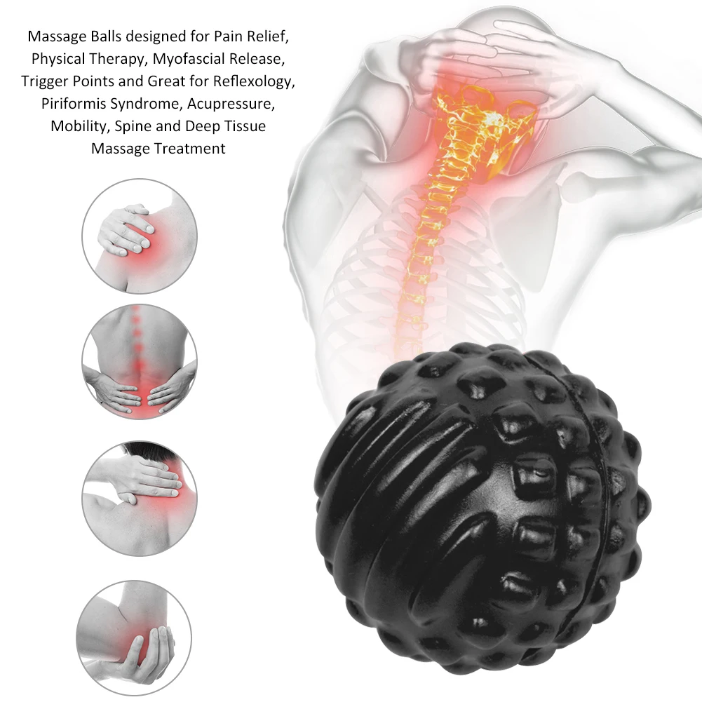 Массажные мячи для Лакросса Spiky Point саморасслабляющие йоги|massage lacrosse ball|lacrosse