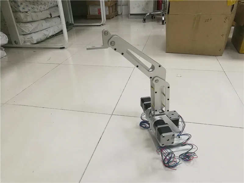 

3 dof High Precision Stepping Motor Robot Arm Industrial Robotic Manipulator Industrial diy 3d printer carve for arduino mega