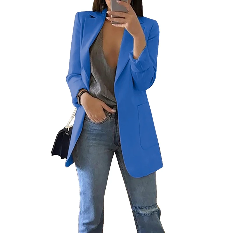 

NIBESSER 2019 Spring Fashion Blazer Jacket Women Suit European Work OL Blazer Long Sleeve Mujer Blazer Outerwear New