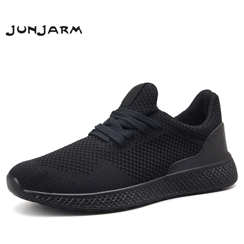 

JUNJARM 2019 Spring Men Shoes Men Casual Shoes Lightweight Comfortable Breathable Couple Walking Sneakers Feminino Zapatos 39-48