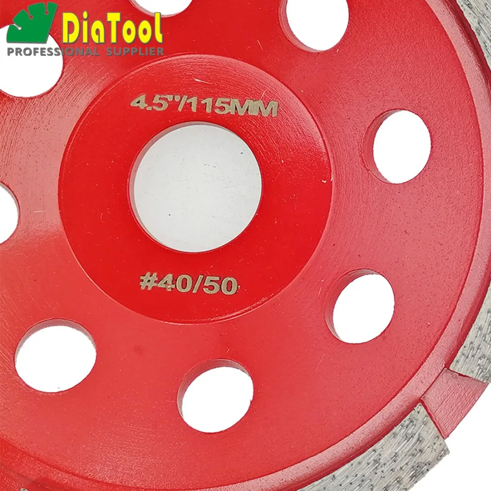 DIATOOL 2 шт. 4," /115 мм Сегментированный турбо алмазный шлифовальный круг для бетона и кладки материала, алмазные шлифовальные диски