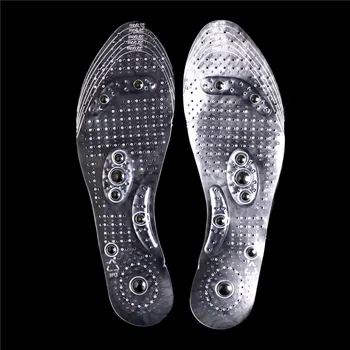 

1Pair Magnetotherapy Massage Insoles Breathable Shoes Pad Magnetic Acupoint Pad Shoes Soles Accessories Inserts 27cm