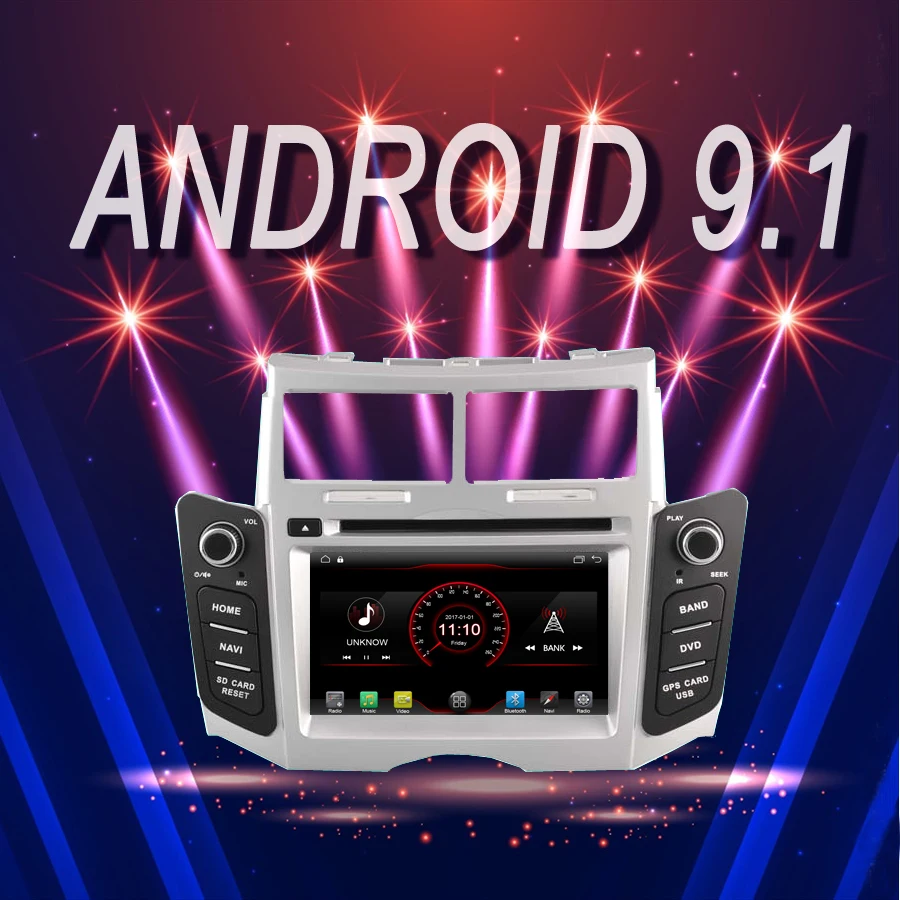 Perfect OTOJETA Brand Car Android 9.1 Multimedia Player for TOYOTA YARIS 05-11 GPS Navigation Device with Camera Aux bluetooth steering 0 Perfect OTOJETA Brand Car Android 9.1 Multimedia Player for TOYOTA YARIS 05-11 GPS Navigation Device with Camera Aux bluetooth steering 0