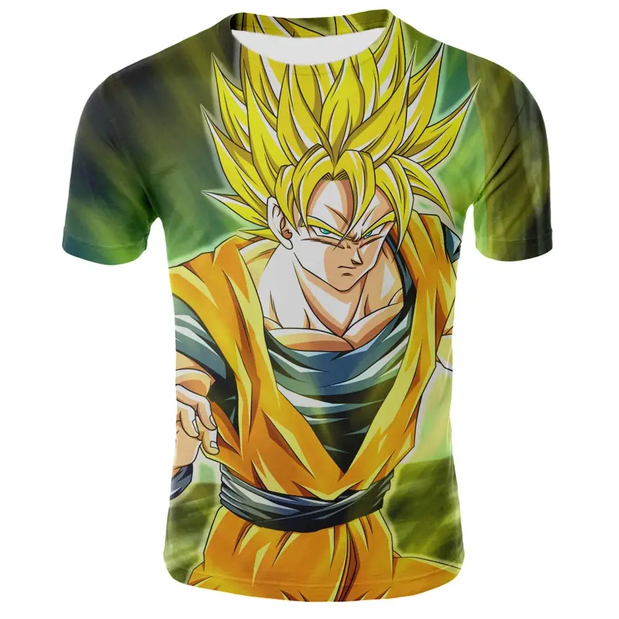 

2019 latest fashion brand T-shirt hip-hop 3d printing dragon ball large size S - 4 xl 3d t-shirt summer cool T-shirt clothes