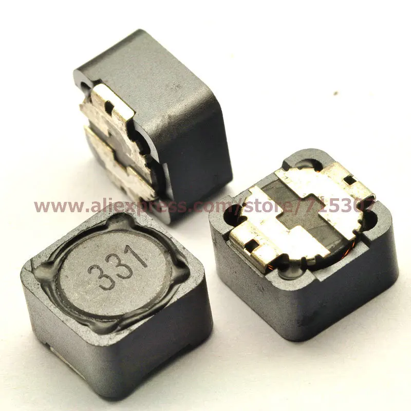 30 шт. smd экранированный силовой индуктор 330UH 331 12* 12* 7