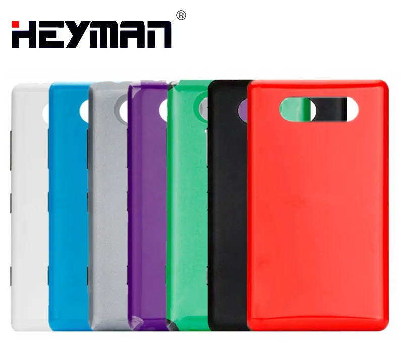 Задняя крышка батарейного отсека для Nokia Lumia 820 с боковой кнопкой регулировки